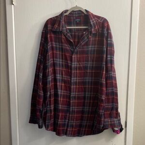 Red and Blue Plaid Flannel